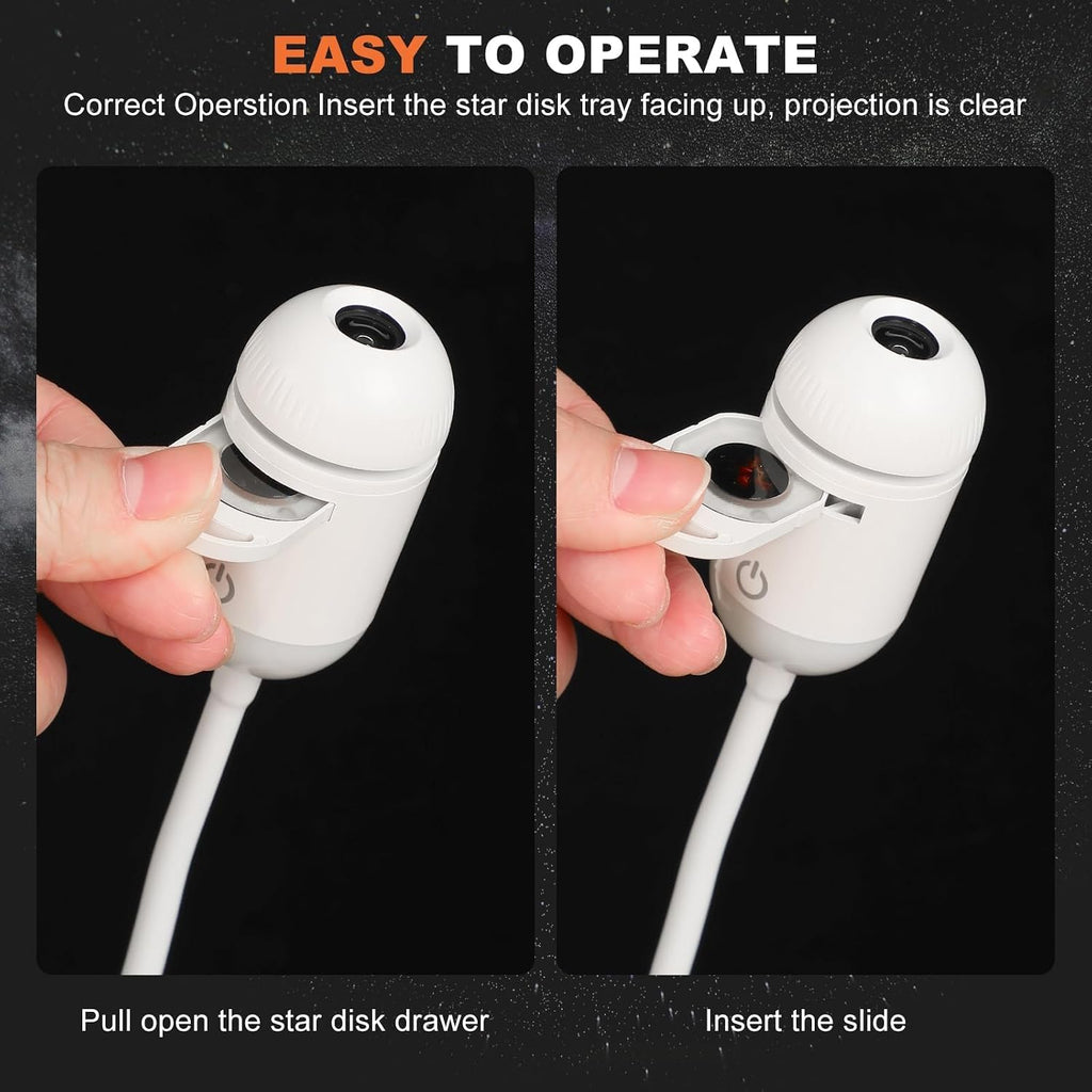 USB Galaxy Star Projecto Light With Flexible Gooseneck