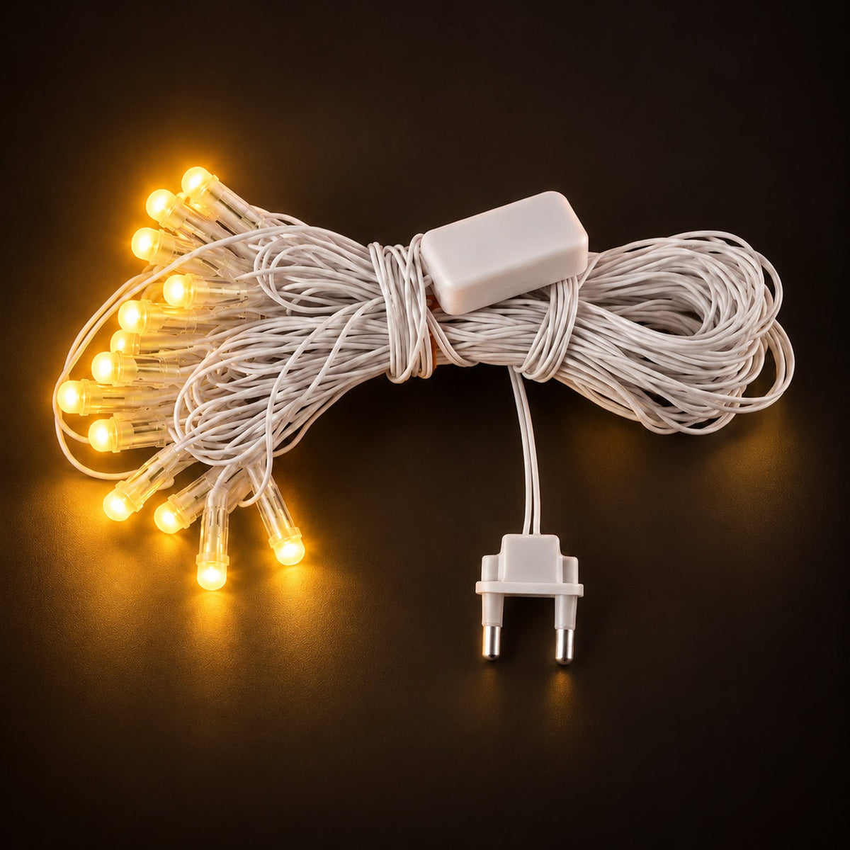 Yellow Led Light Series For Festive Home Decor (10 Mtr Approx)