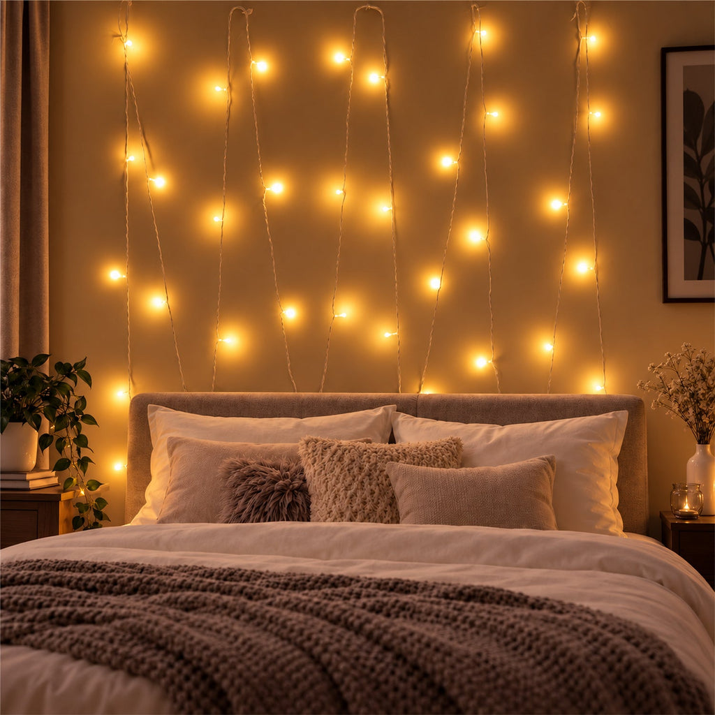 Yellow Led Light Series For Festive Home Decor (10 Mtr Approx)