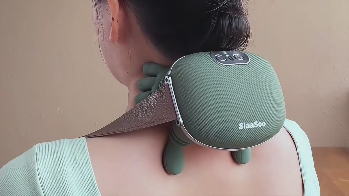 Long Rechargeable Kneading Neck  Shoulder Massager