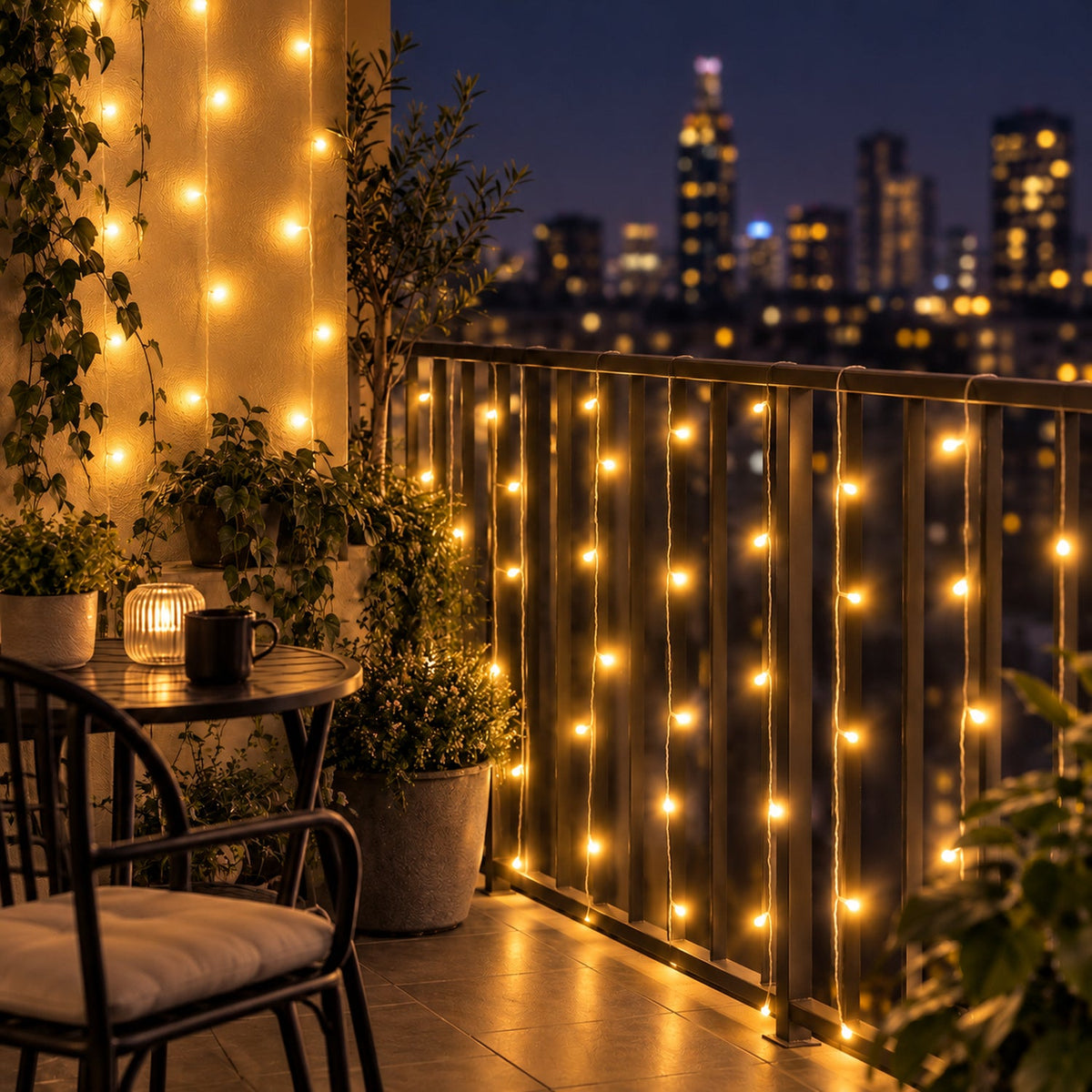 Yellow Led Light Series For Festive Home Decor (10 Mtr Approx)